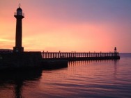 Red sky at night, Whitby delight