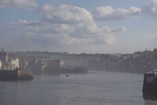 Sea Fret in Whitby Harbour