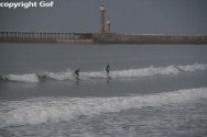 Surfing in Whitby