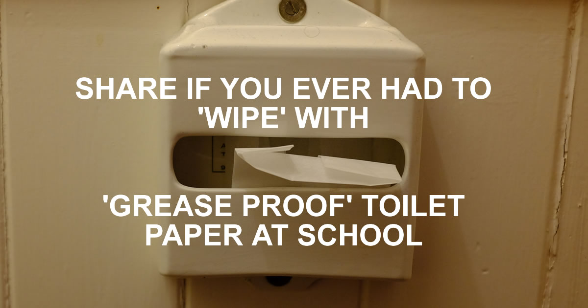 Grease-proof Loo Roll?